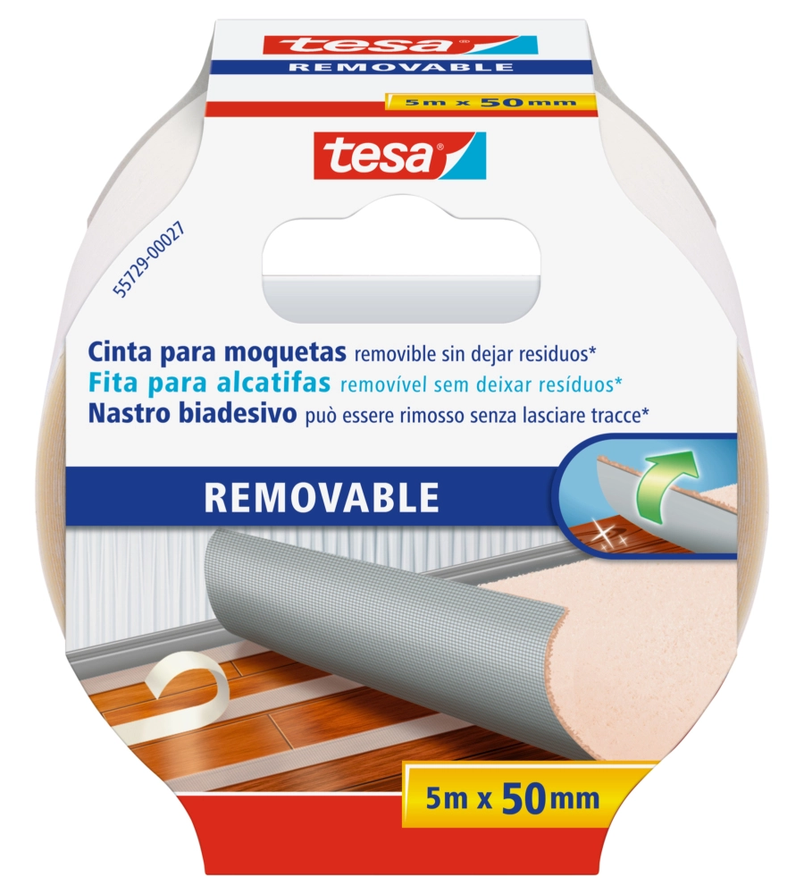 NASTRO BIADESIVO PER PAVIMENTI, 50 MM X 5 MT - TESA